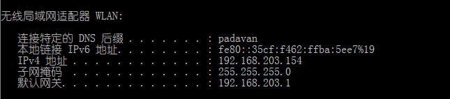 Windows网络信息